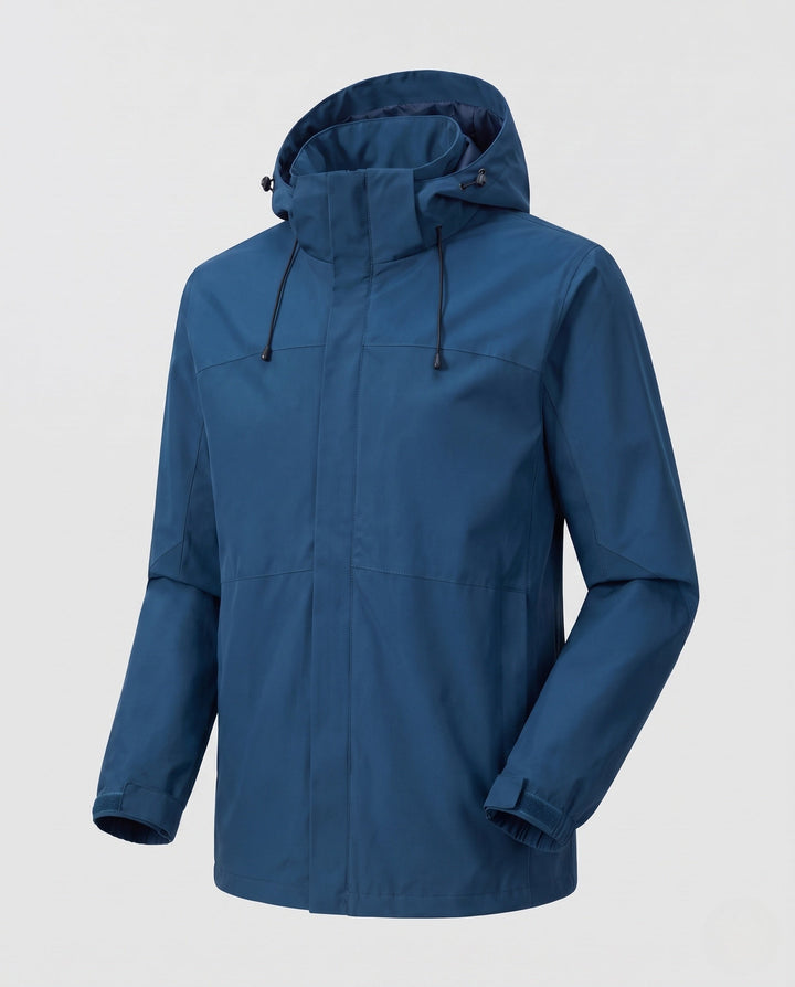 Unisex Functional Jacket with Adjustable Hood