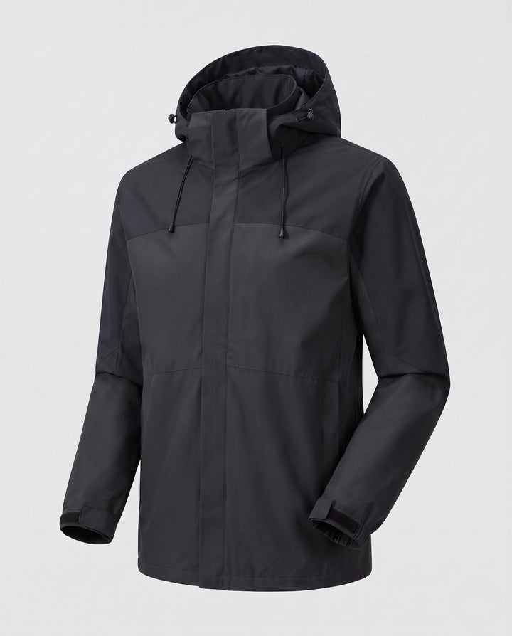 Unisex Functional Jacket with Adjustable Hood
