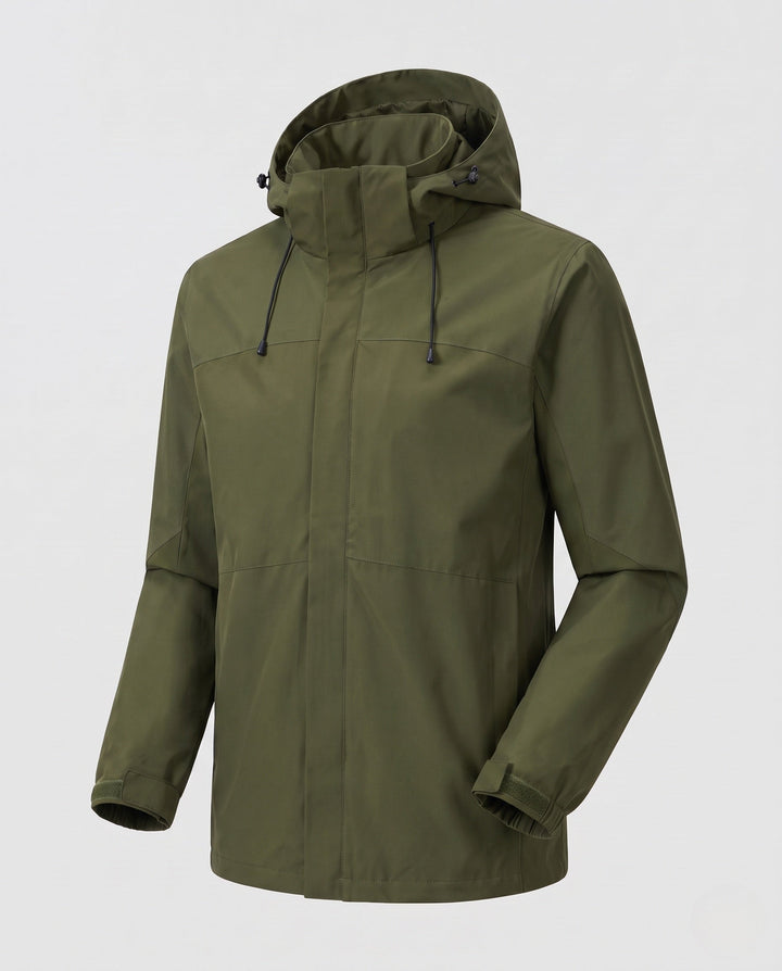 Unisex Functional Jacket with Adjustable Hood