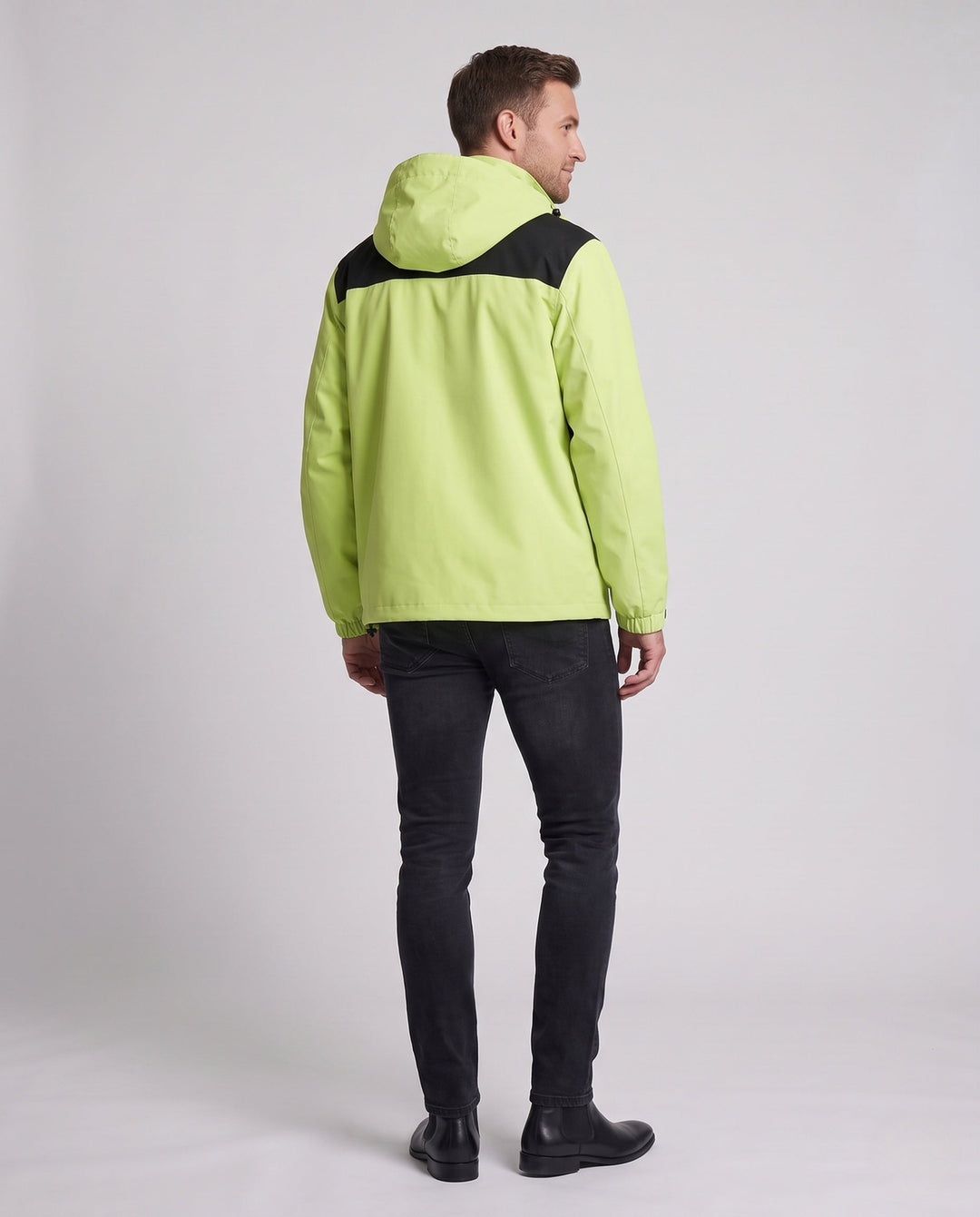 Unisex Waterproof Outdoor Jacket with Adjustable Hood