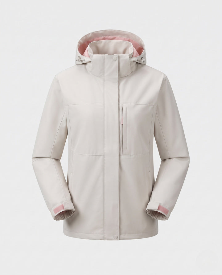 Women Breathable Rain Jacket