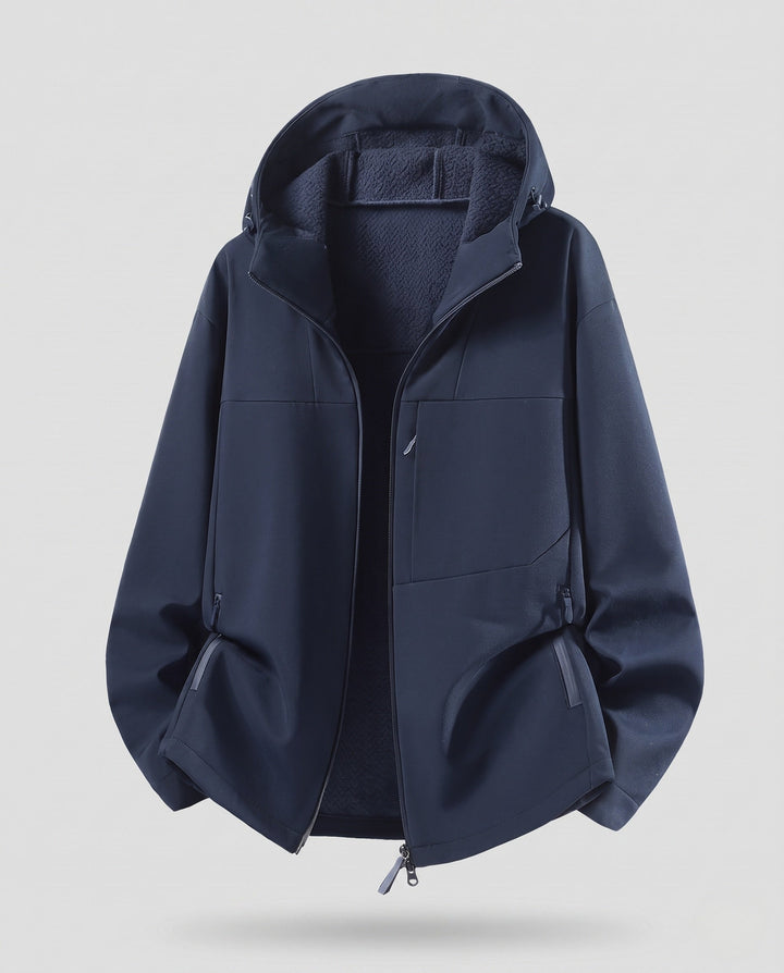 Women Water-Repellent Outdoor Jacket with Hood