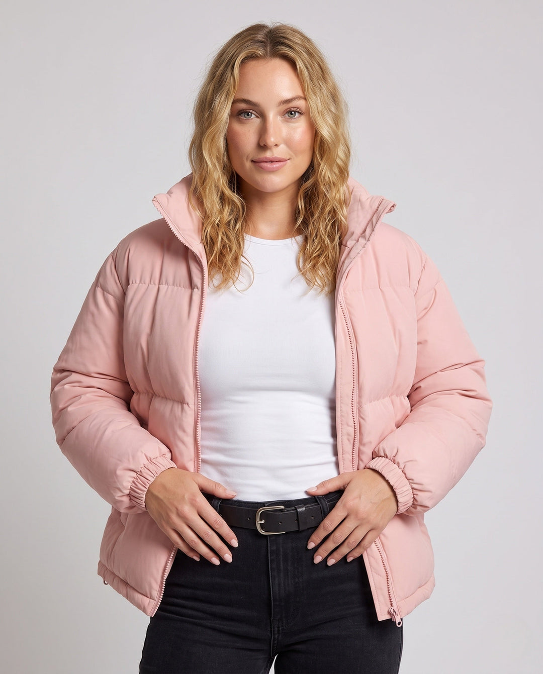 Ladies Padded Quilted Jacket