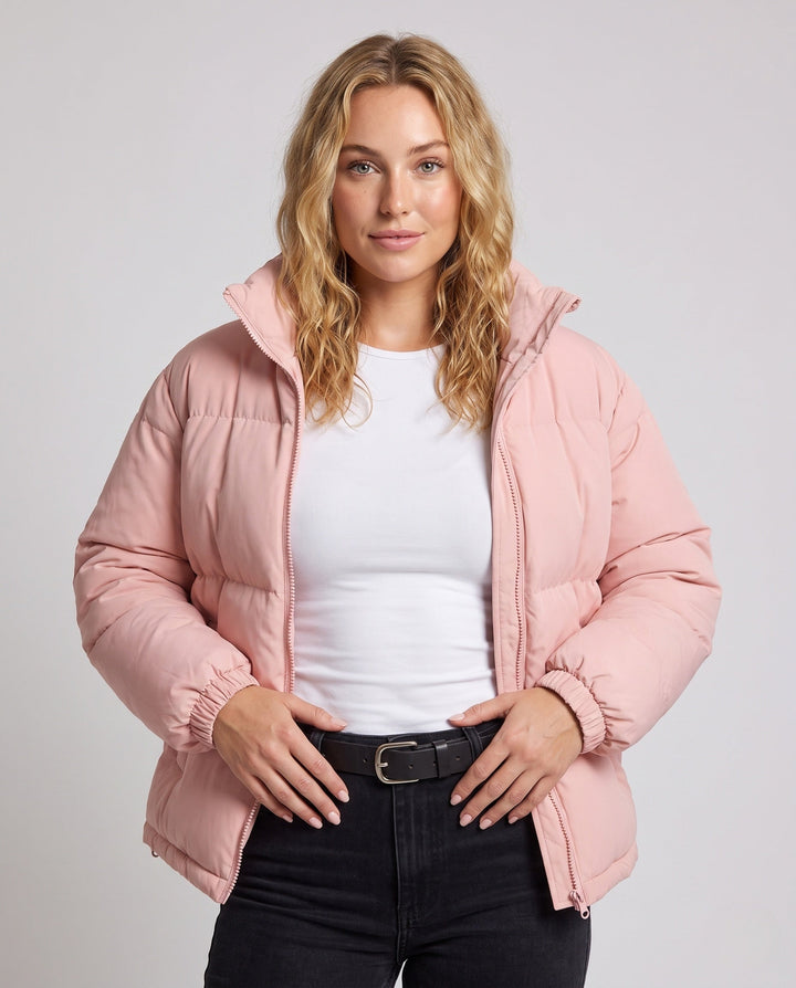 Ladies Padded Quilted Jacket