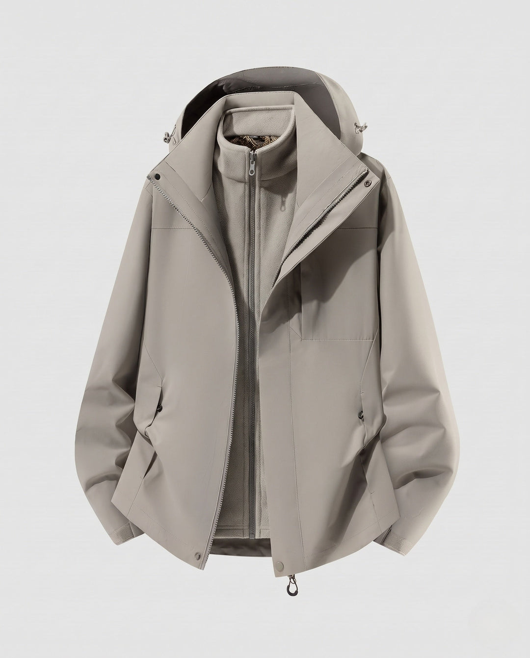 Ladies Weatherproof Outdoor Jacket with High Collar