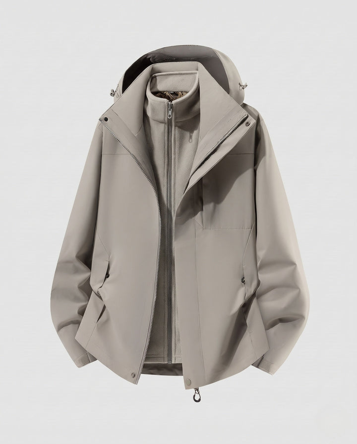 Ladies Weatherproof Outdoor Jacket with High Collar