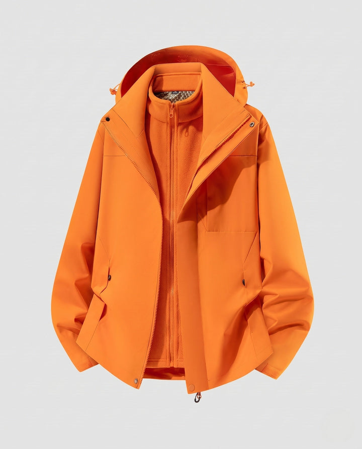 Ladies Weatherproof Outdoor Jacket with High Collar