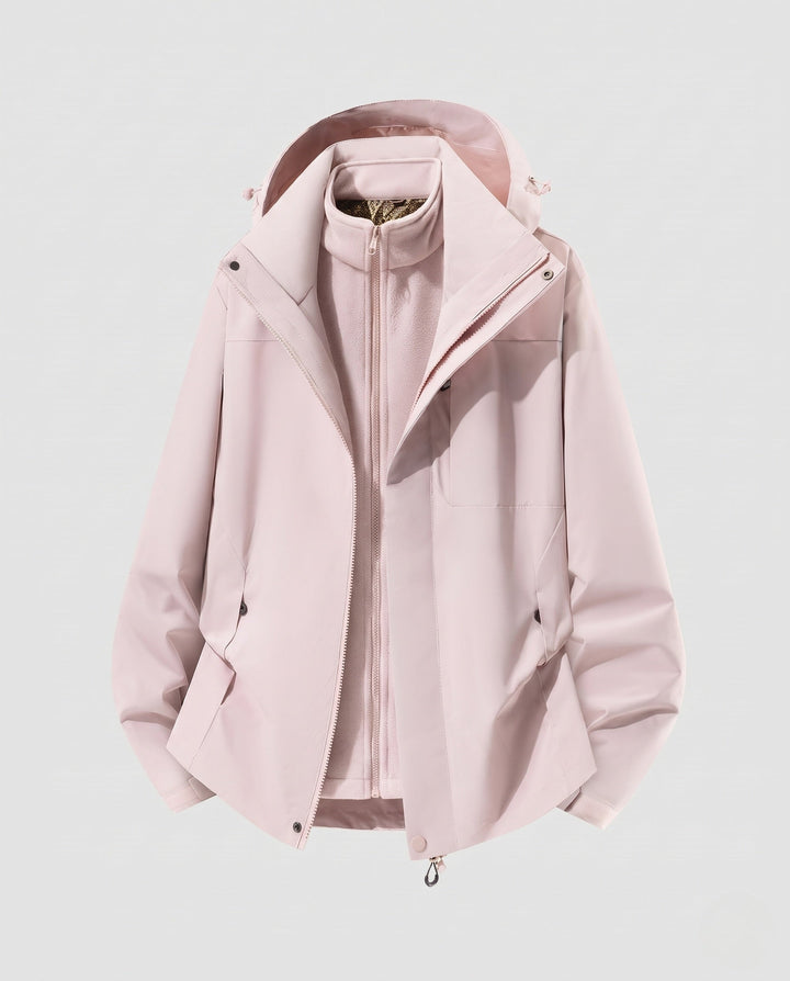 Ladies Weatherproof Outdoor Jacket with High Collar