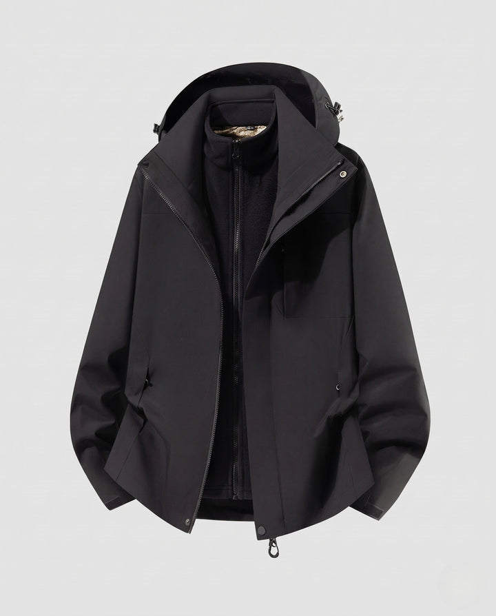 Ladies Weatherproof Outdoor Jacket with High Collar