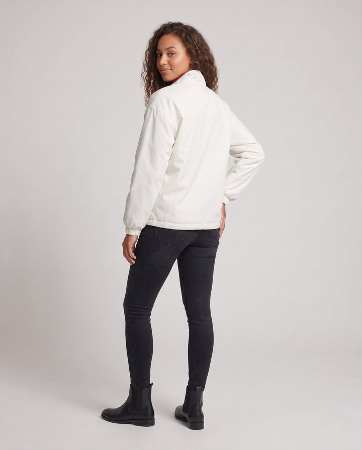 Unisex Reversible Transitional Jacket with High Collar, Zip &amp; Elastic Cuffs