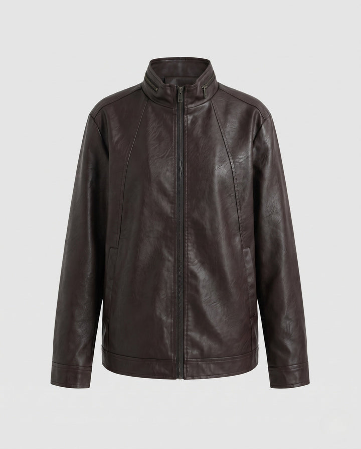 Women Stylish Faux Leather Jacket