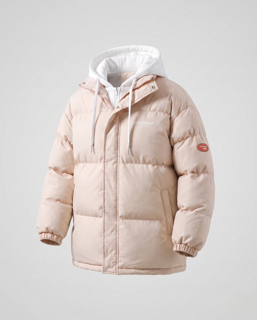 Women Fashionable Quilted Jacket with Hood