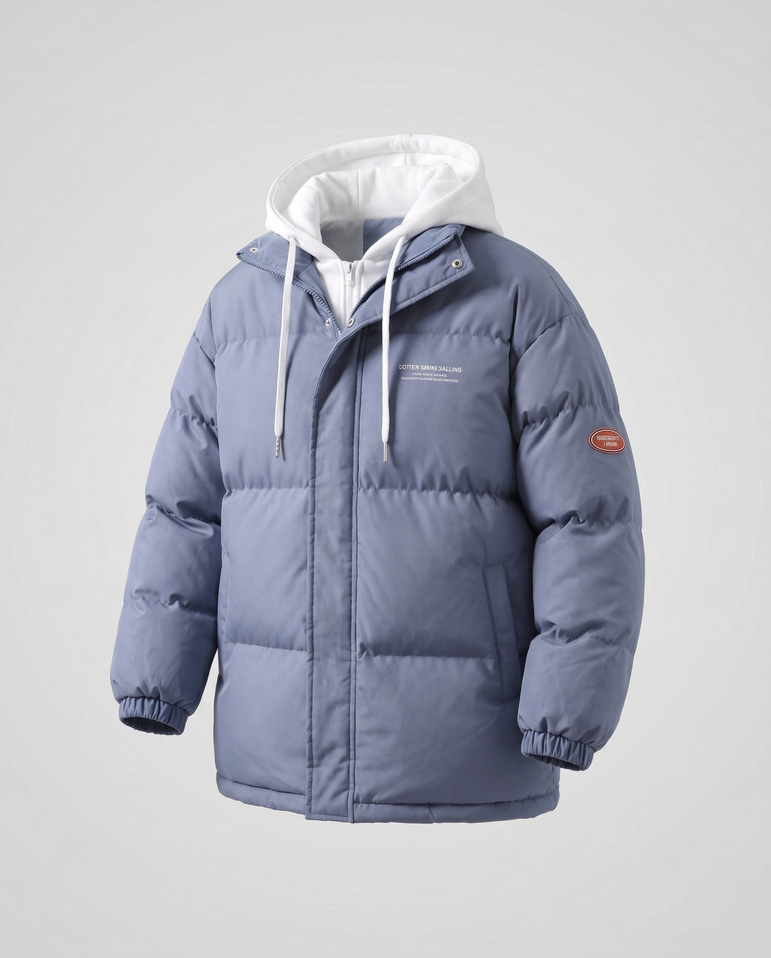 Women Fashionable Quilted Jacket with Hood