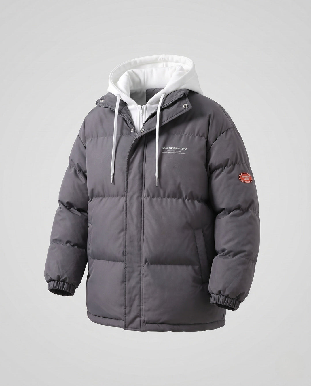 Women Fashionable Quilted Jacket with Hood