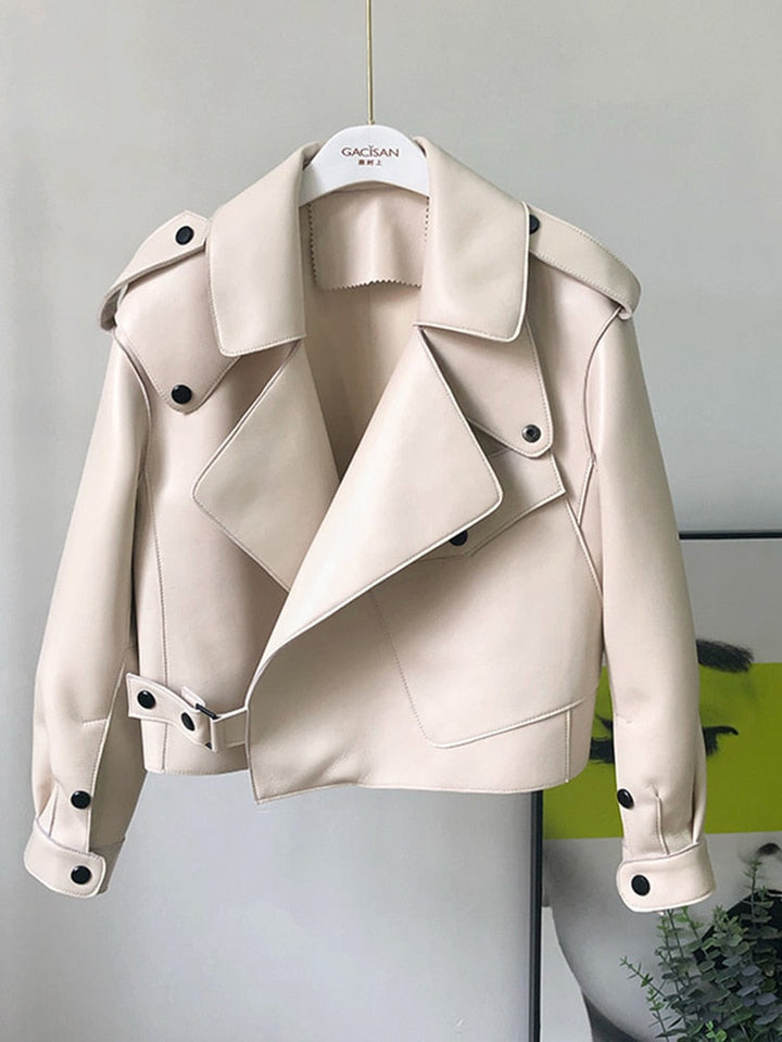 Leather Trench coat