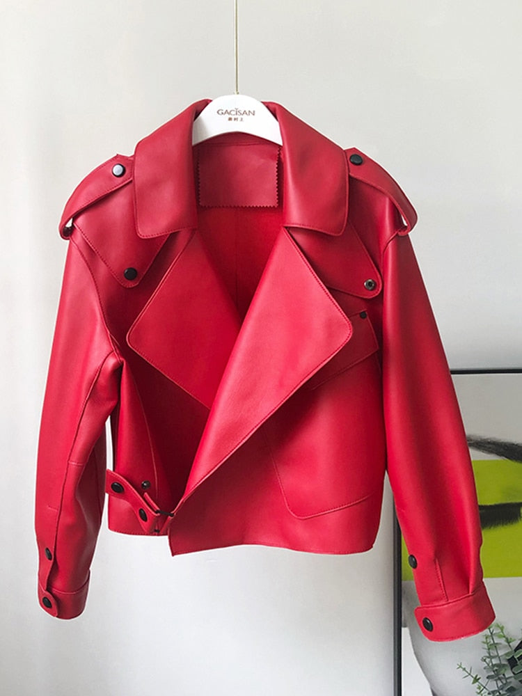 Leather Trench coat