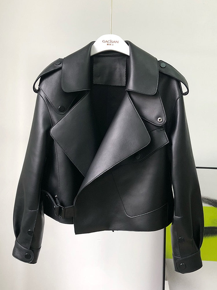 Leather Trench coat