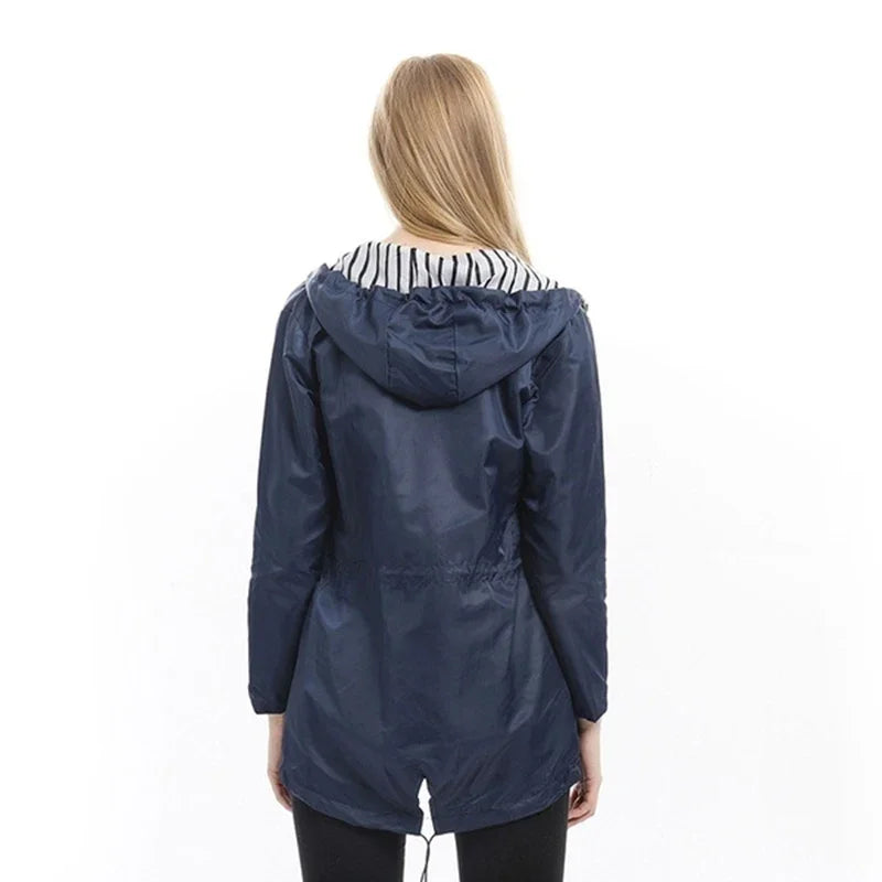 | Waterproof coat with hood