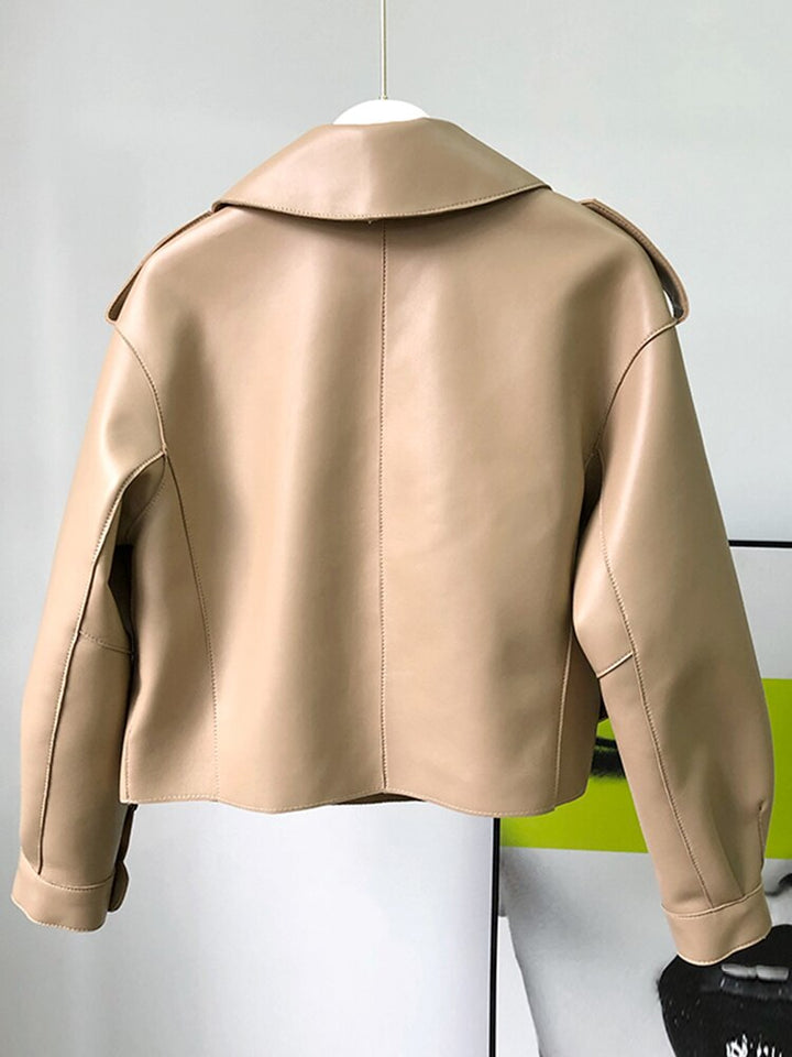 Leather Trench coat