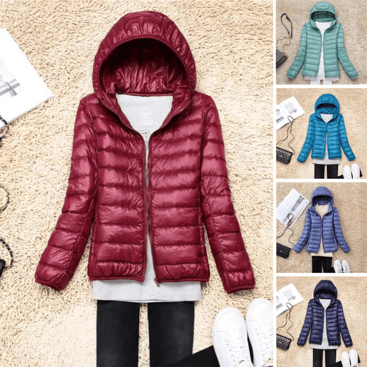 | Ultralight Packable Down Jacket with Hood
