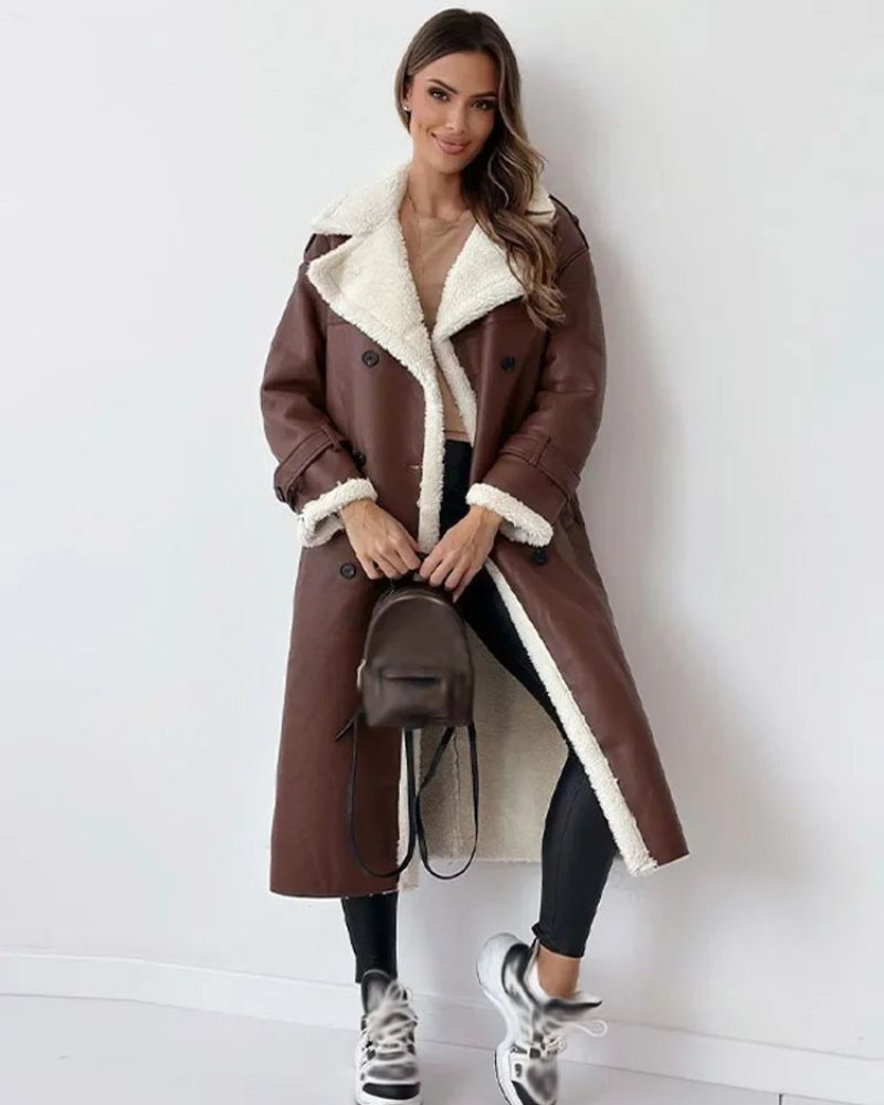 fashionable long coat