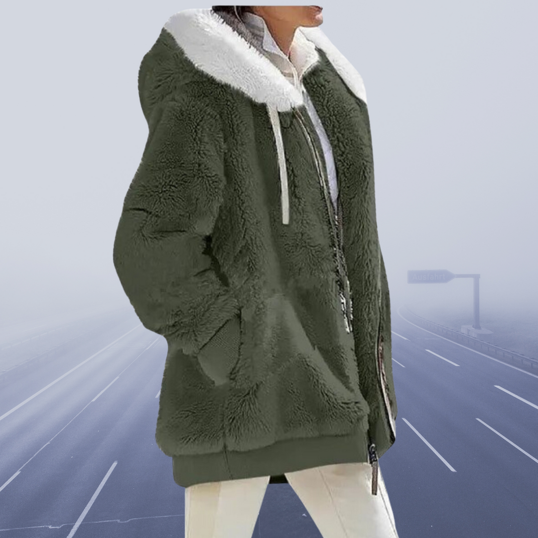 oversized jacket teddy