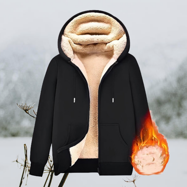 Cozy Unisex Sheepskw hooded jacket