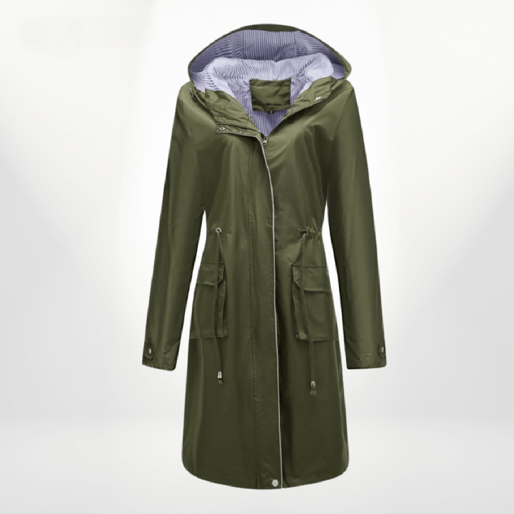 water-repellent Trench coat with adjustable Fit