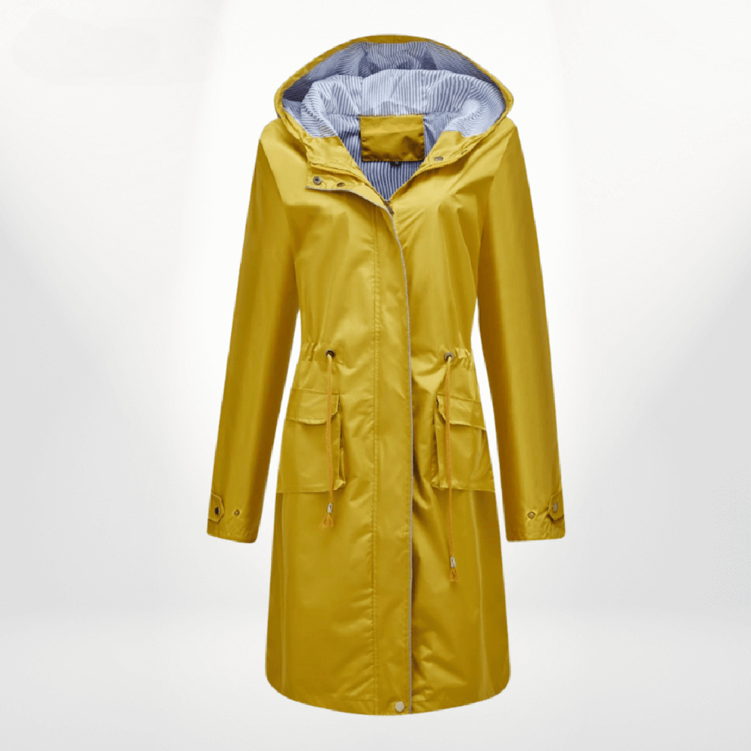 water-repellent Trench coat with adjustable Fit