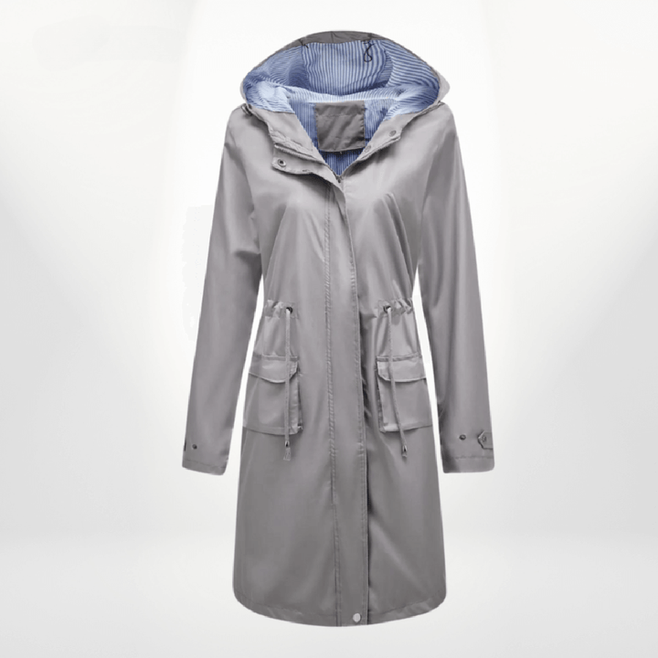 water-repellent Trench coat with adjustable Fit