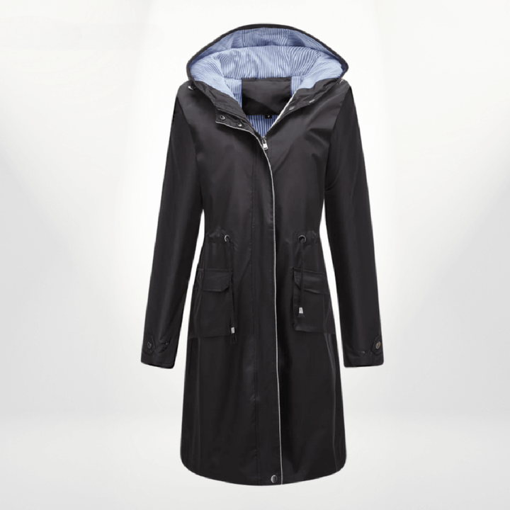 water-repellent Trench coat with adjustable Fit