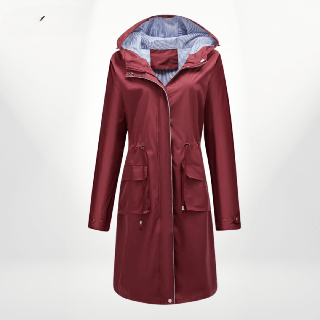 water-repellent Trench coat with adjustable Fit