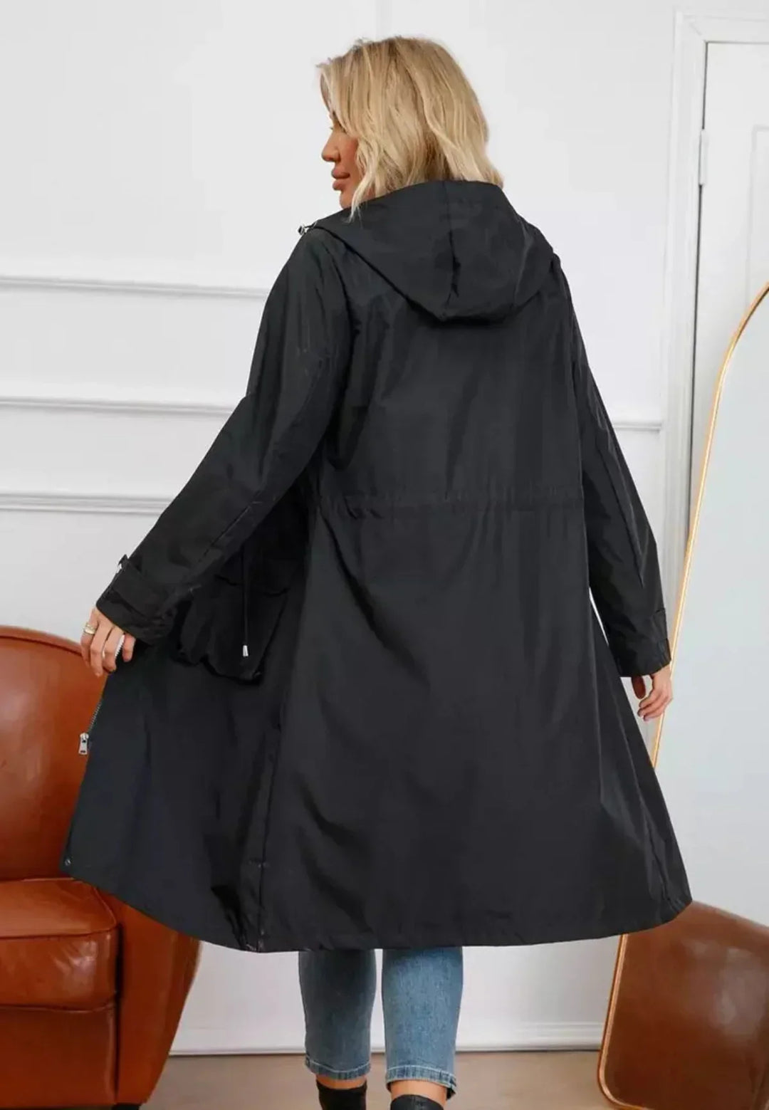 water-repellent for Knee Raw Trench coat