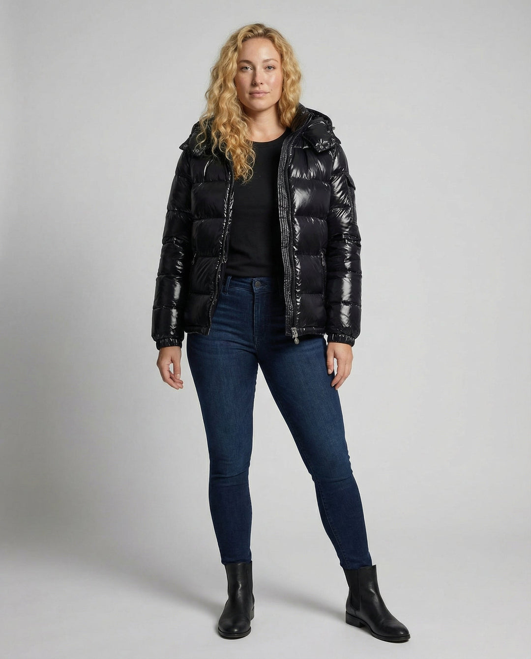Warm padded Puffer jacket women