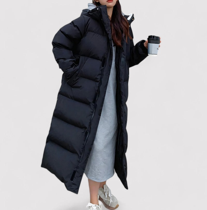 Puffer parka with hood Women&