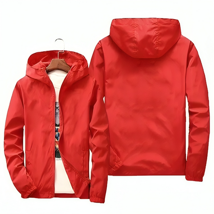 Summer coat with hood