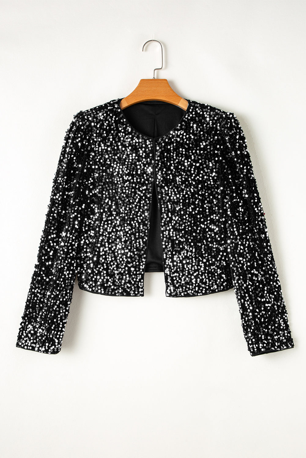 Jacket with Sequws and Open front