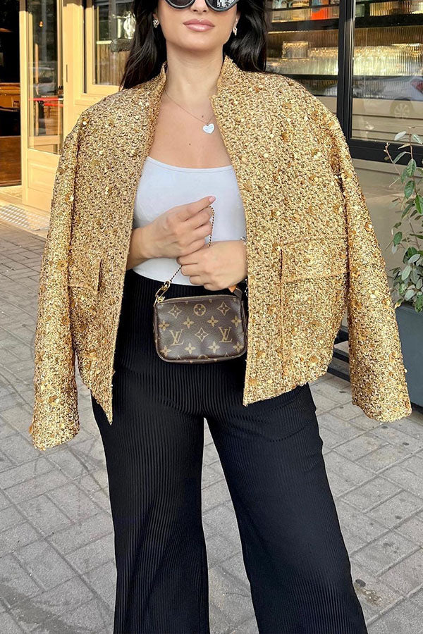 Small collar jacket