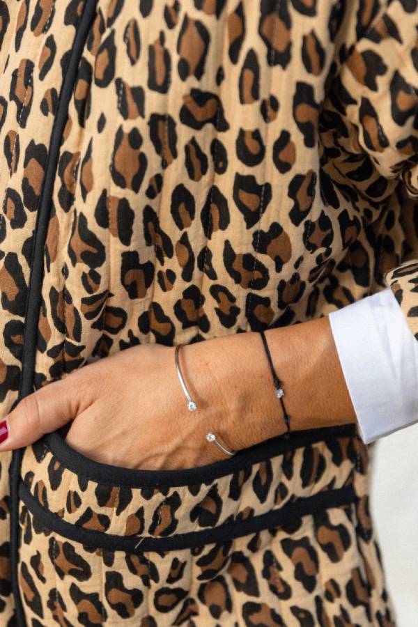 Leopard pattern jacket