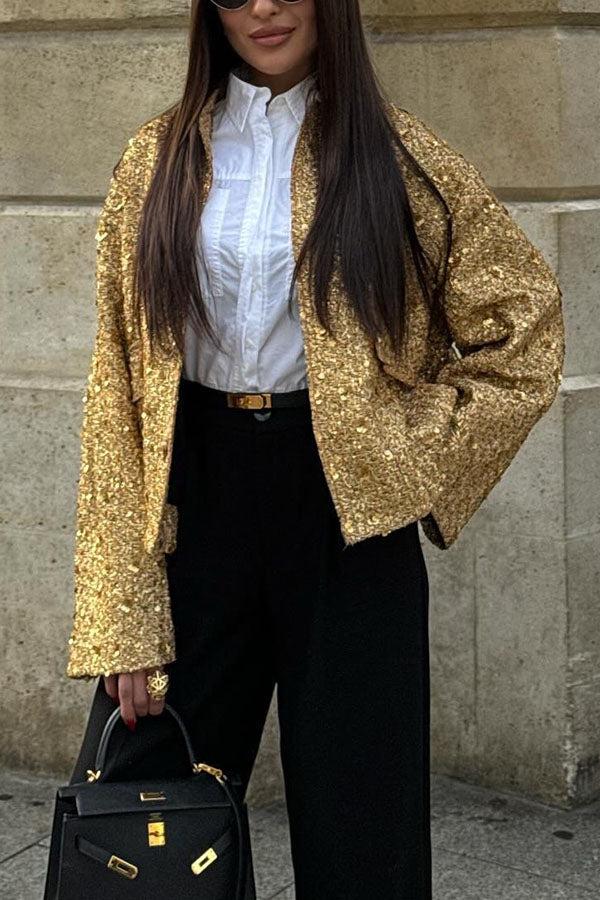 Small collar jacket
