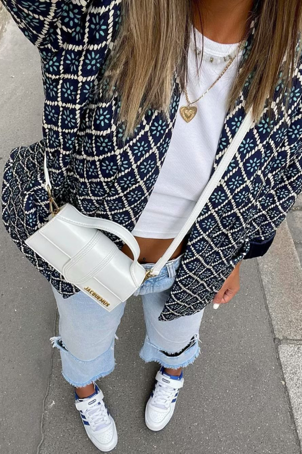 Prwt Loose lightweight cotton jacket
