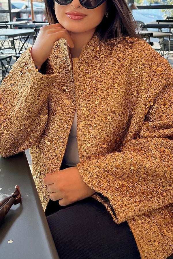 Small collar jacket