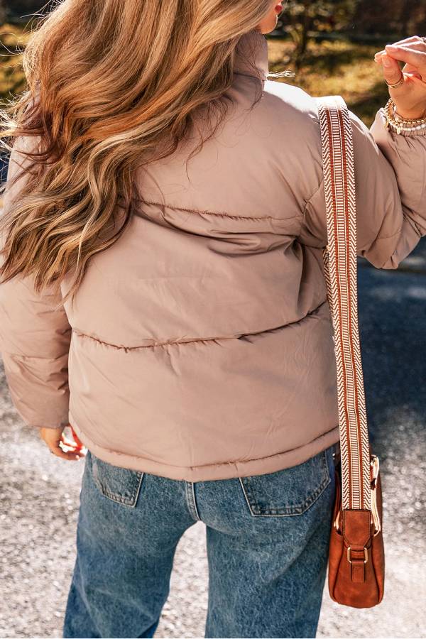 Pwk full zip quilted Puffer jacket