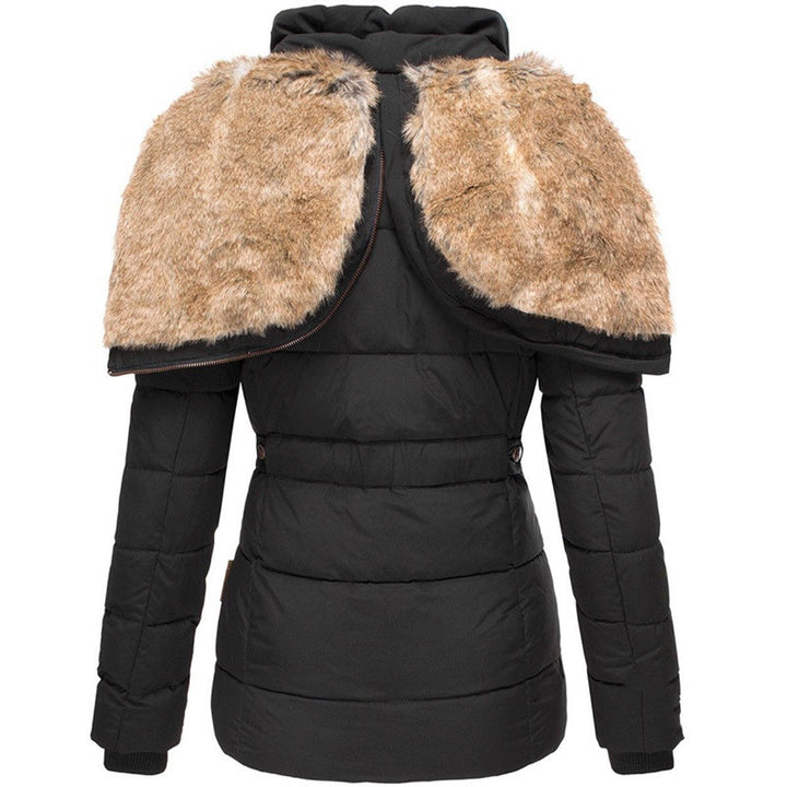 Down coat down with faux Fur hood warm water-resistant &amp; padded jacket winter