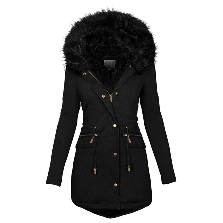 winter long with Adjustable Waist for Women&